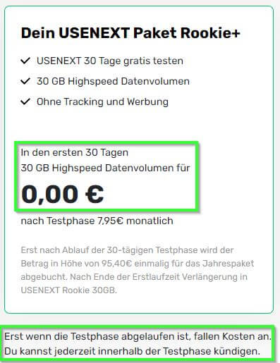 Usenext kostenlos testen